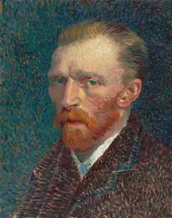 Self-Portrait — Oil on artist's board, mounted on cradled panel