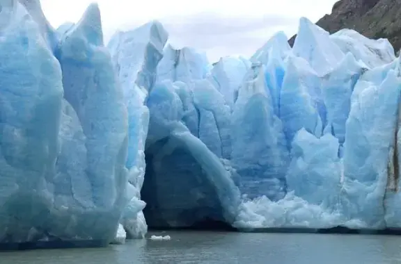 A cave in Glacier Grey