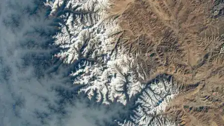 Mount Everest from orbit