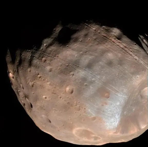 Phobos in color