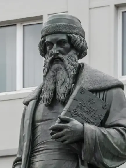 Johannes Gutenberg: Gutenbergdenkmal. Mainz, Germany