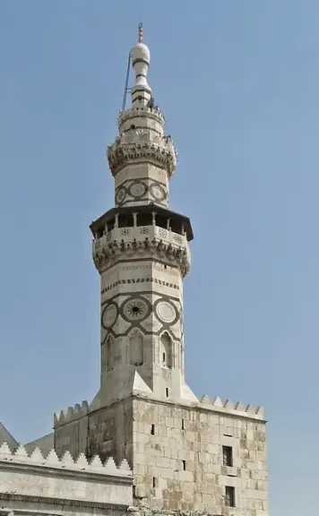 Minaret: Minaret of Qayt Bey, Umayyad Mosque, Damascus, Syria