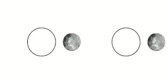 A diagram illustrating the Moon's synchronous rotation around Earth.